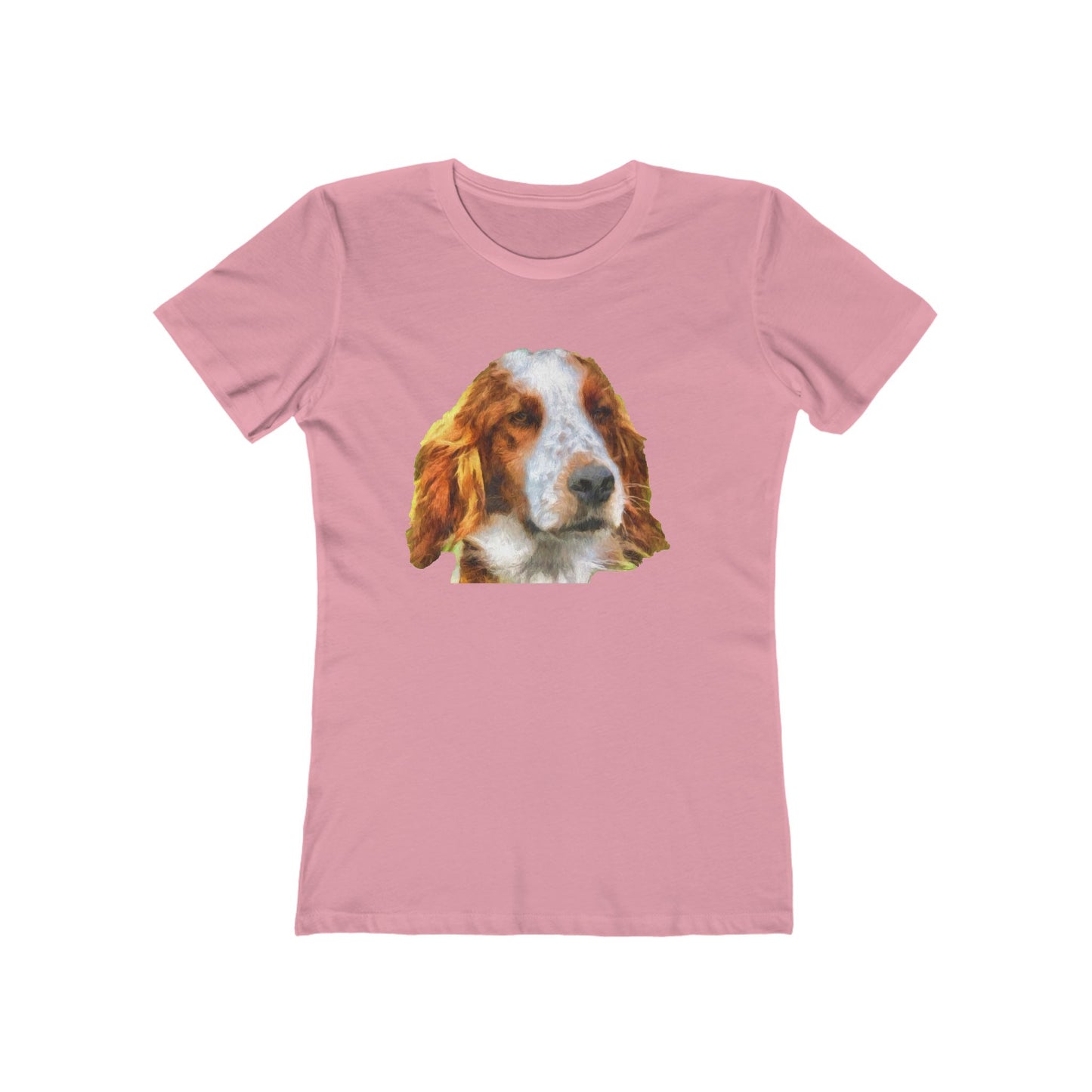 Irish Red & White Setter - Women's Slim Fit Ringspun Cotton T-Shirt