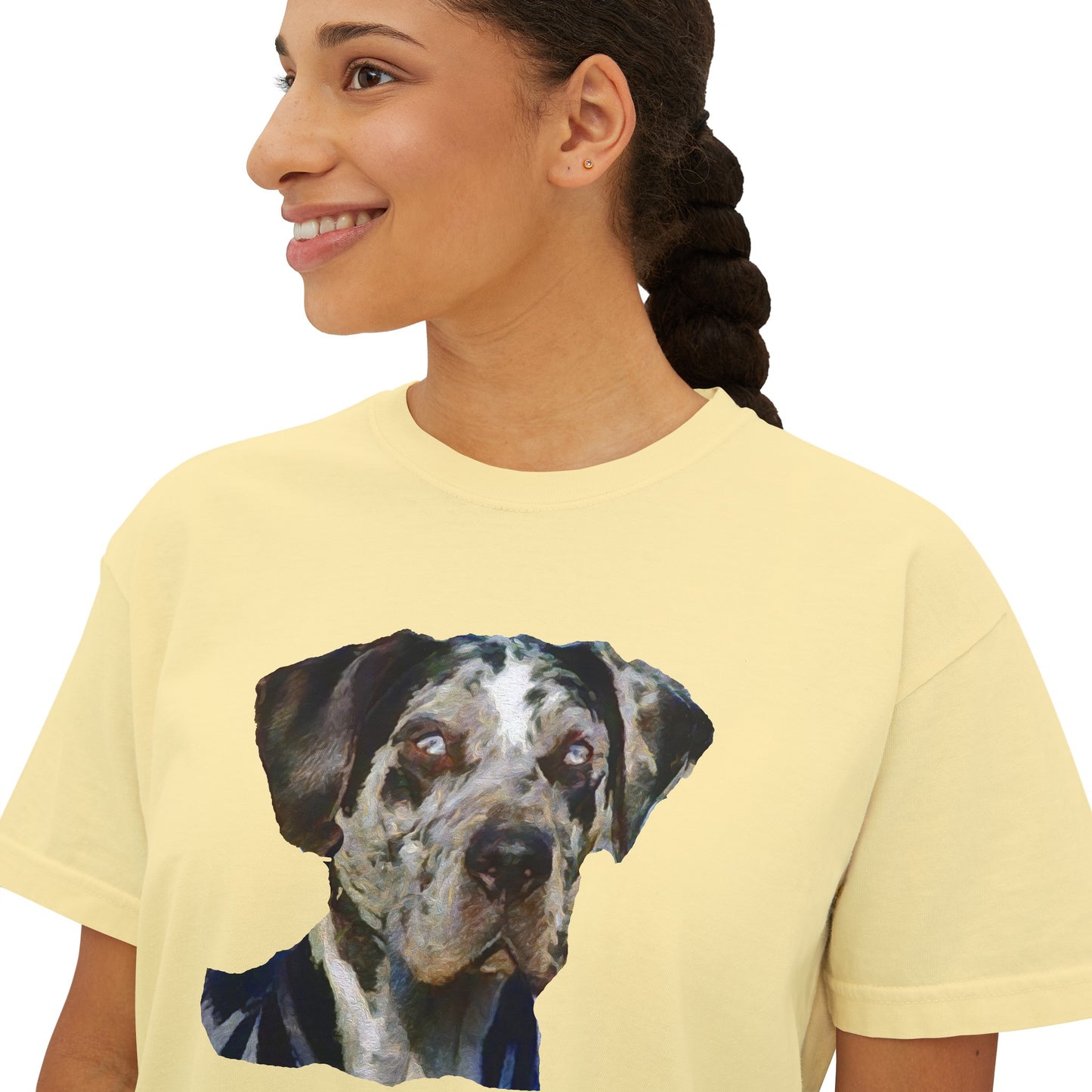 American Leopard Hound Women's Oversized Boxy Tee