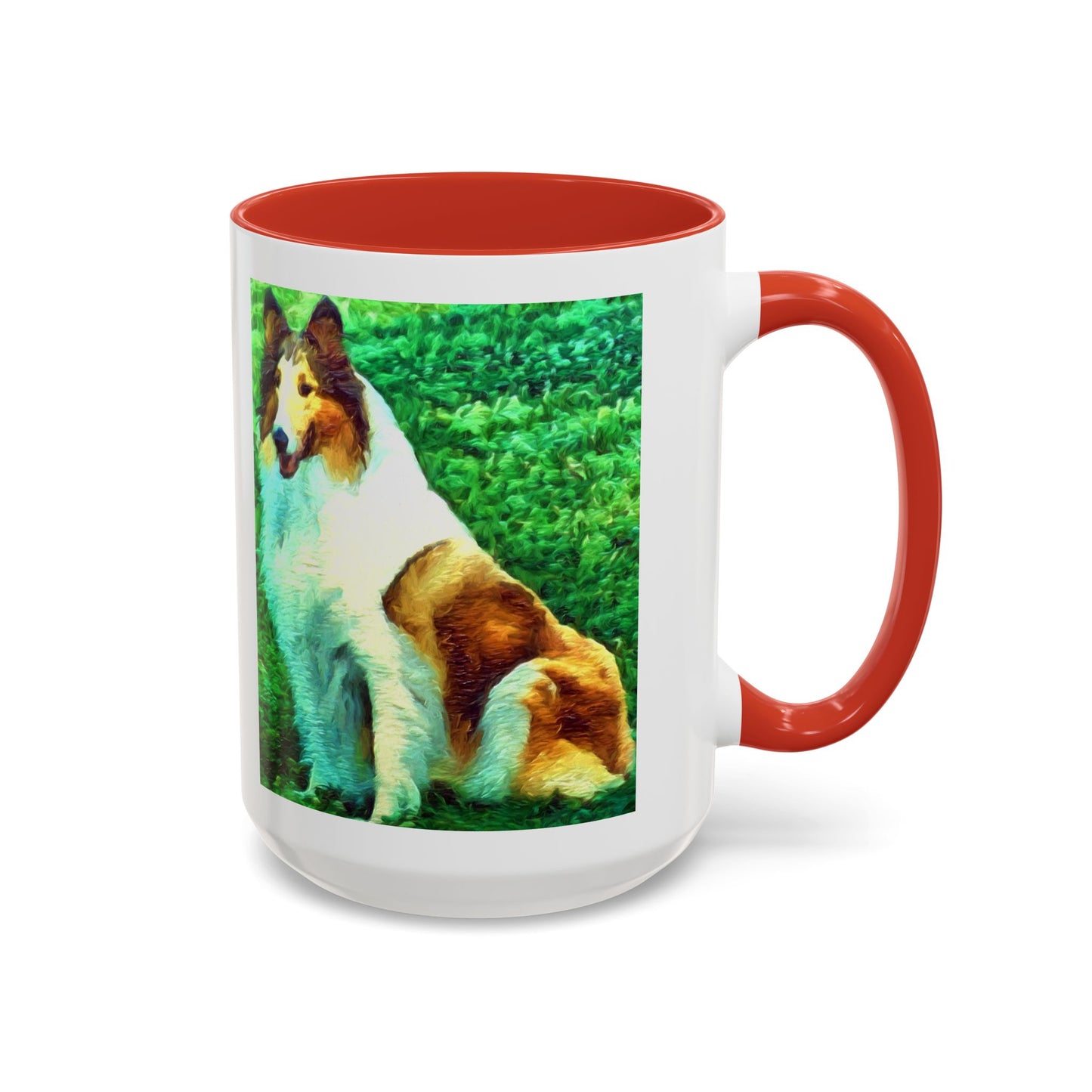 Collie 'Ramsey' Accent Coffee Mug - A Splash of Joy
