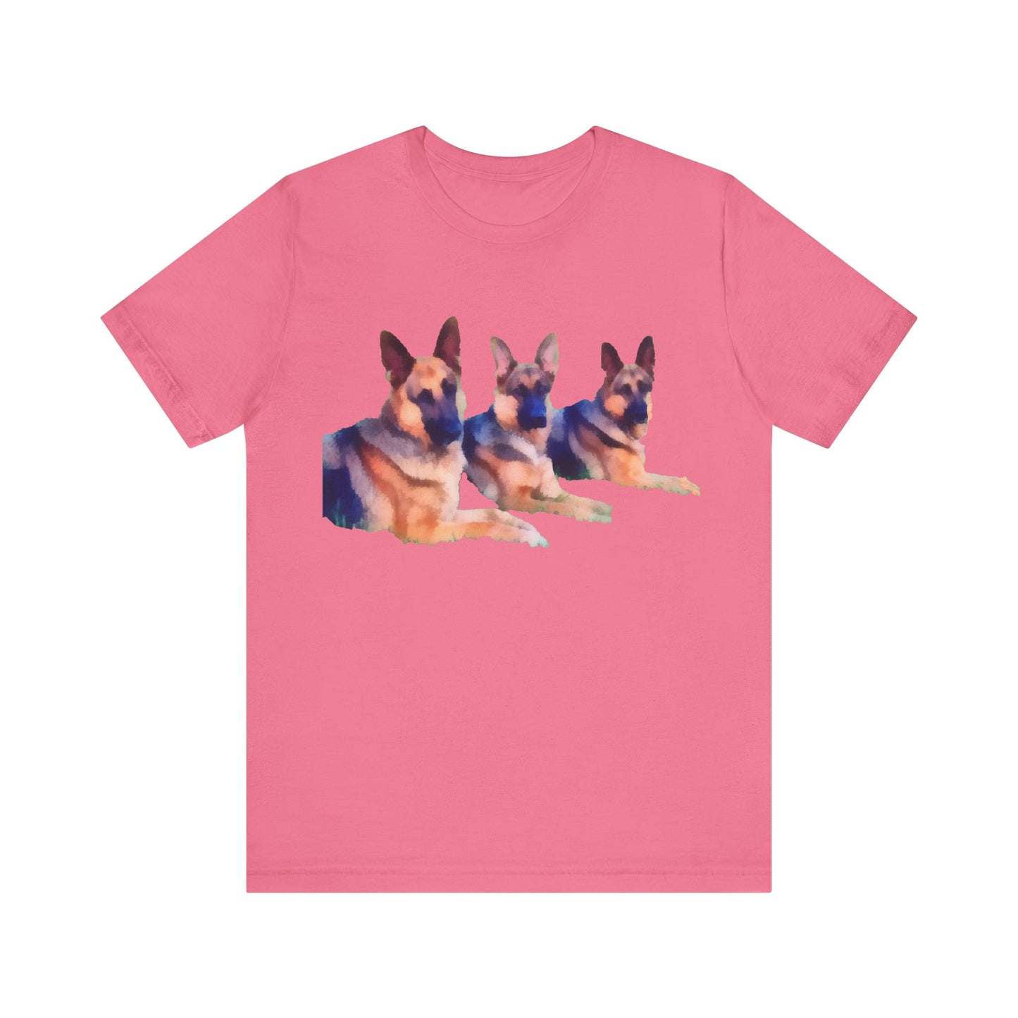 German Shepherd Trio - Unisex Jersey Short Sleeve Tee