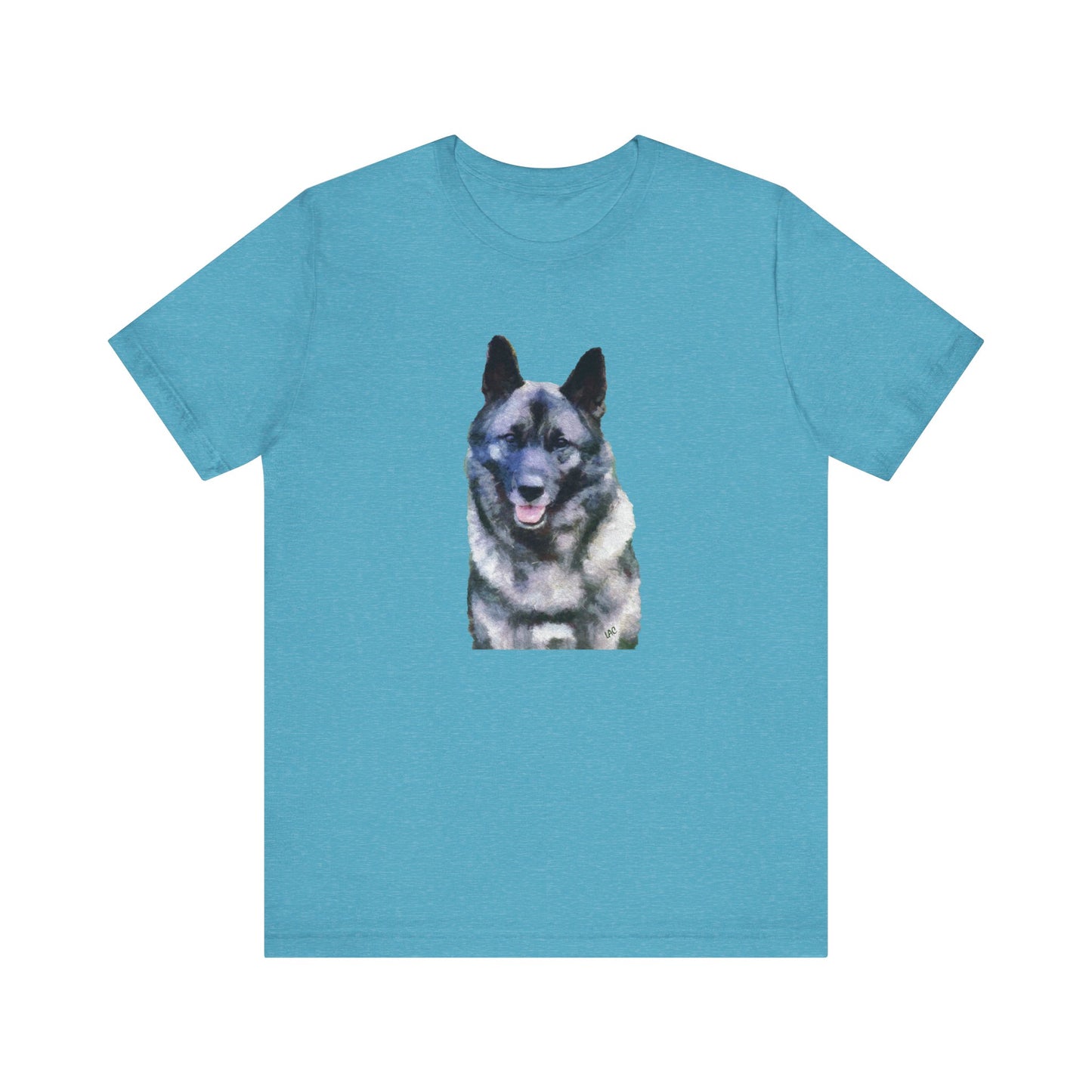 Norwegian Elkhound Jersey Short Sleeve Tee - Special Offer - Blue 2xl - Free Shipping