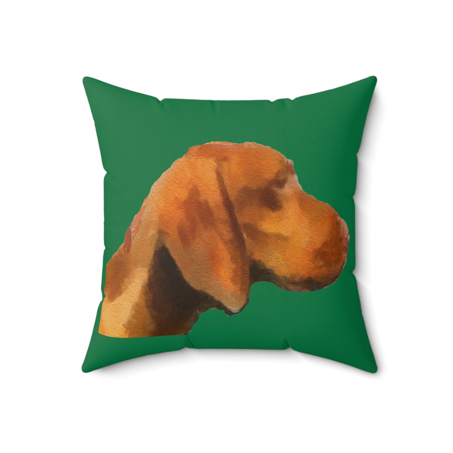 Hungarian Vizsla 'Bela' Spun Polyester Throw Pillow