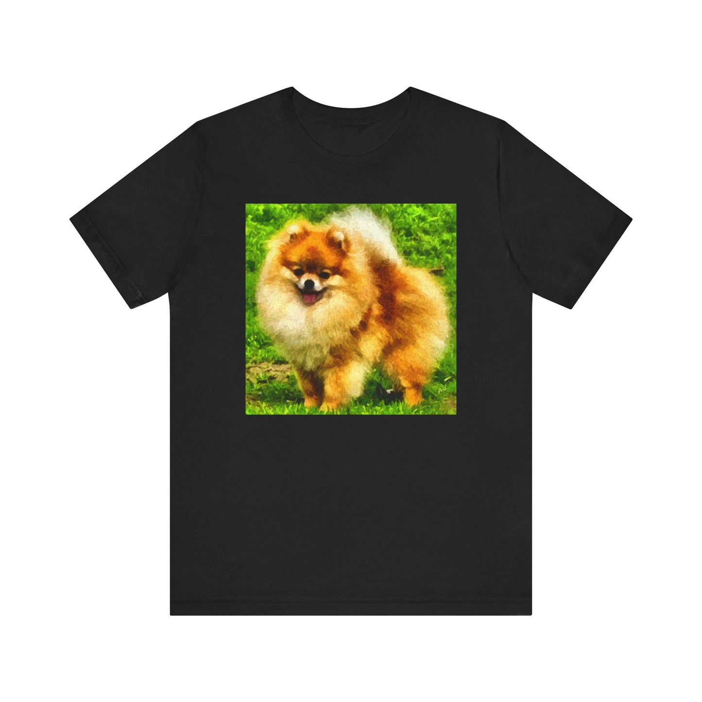 Pomeranian 'Pom Pom' Unisex Jersey Short Sleeve Tee