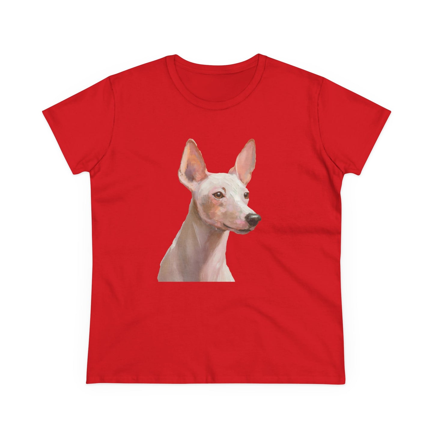 Xoloitzcuintli 'Mexican Hairless' Women's Midweight Cotton Tee