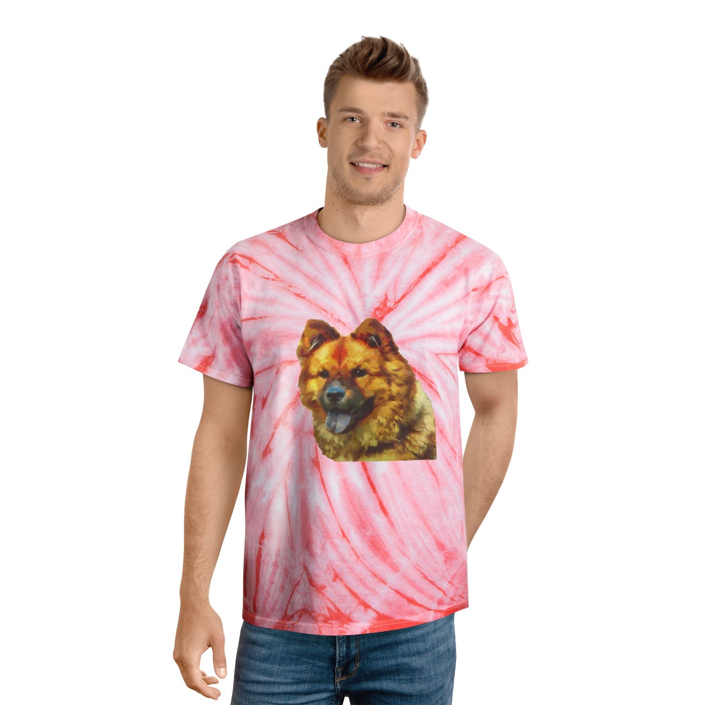 Chow Chow Unisex Tie-Dye Tee, Cyclone