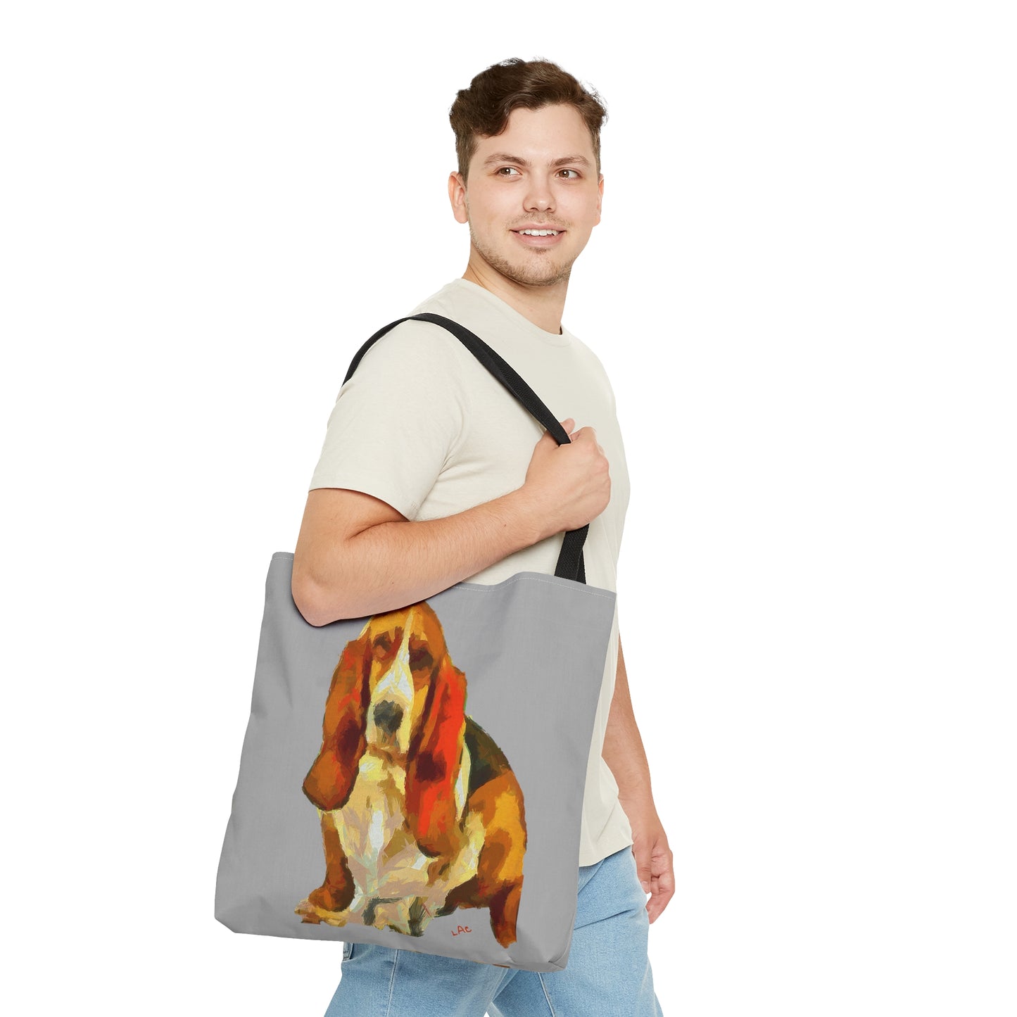 Basset Hound 'Lautrec' Tote Bag