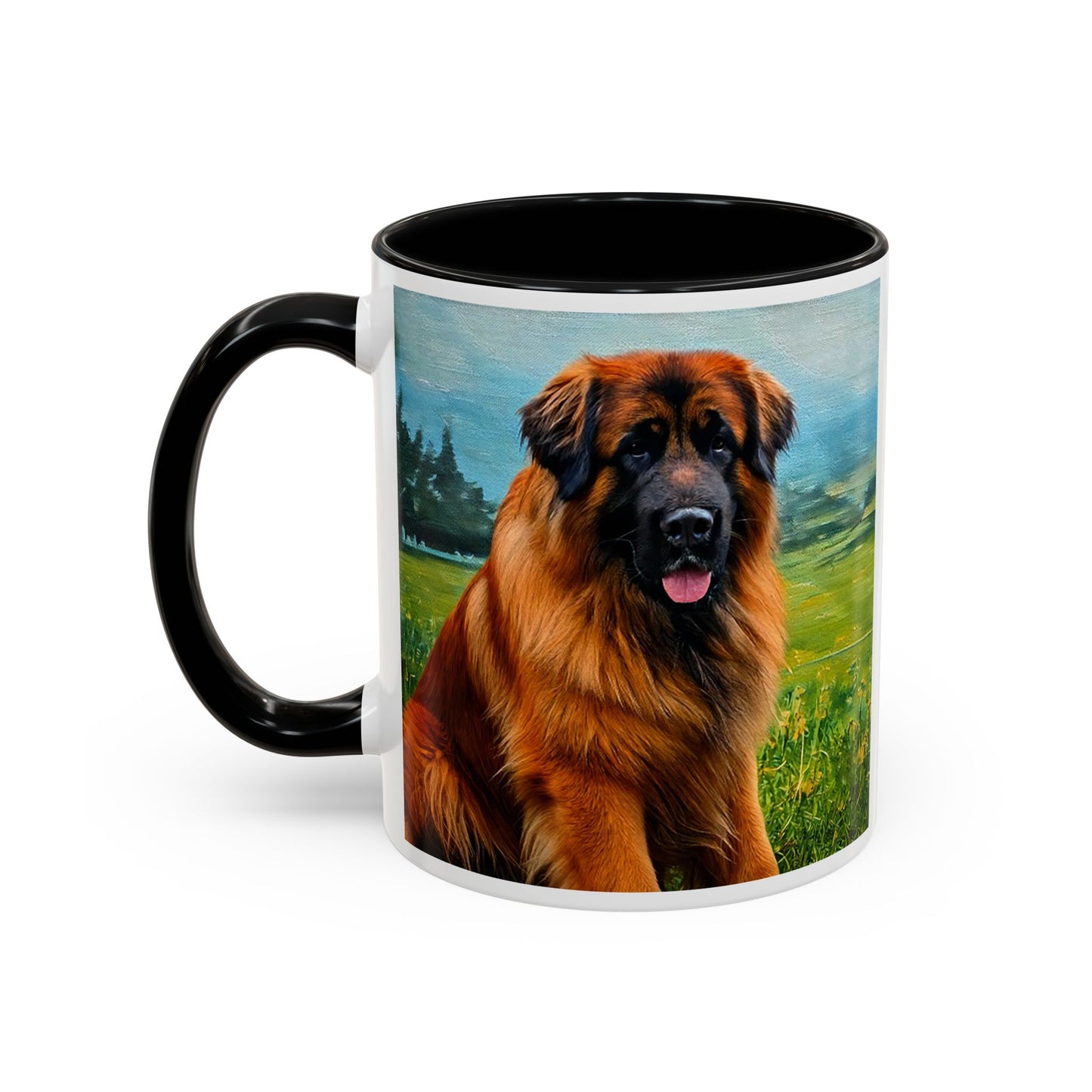 Leonberger Lover Accent Coffee Mug - 11oz & 15oz - Ideal Gift for Pet Owners