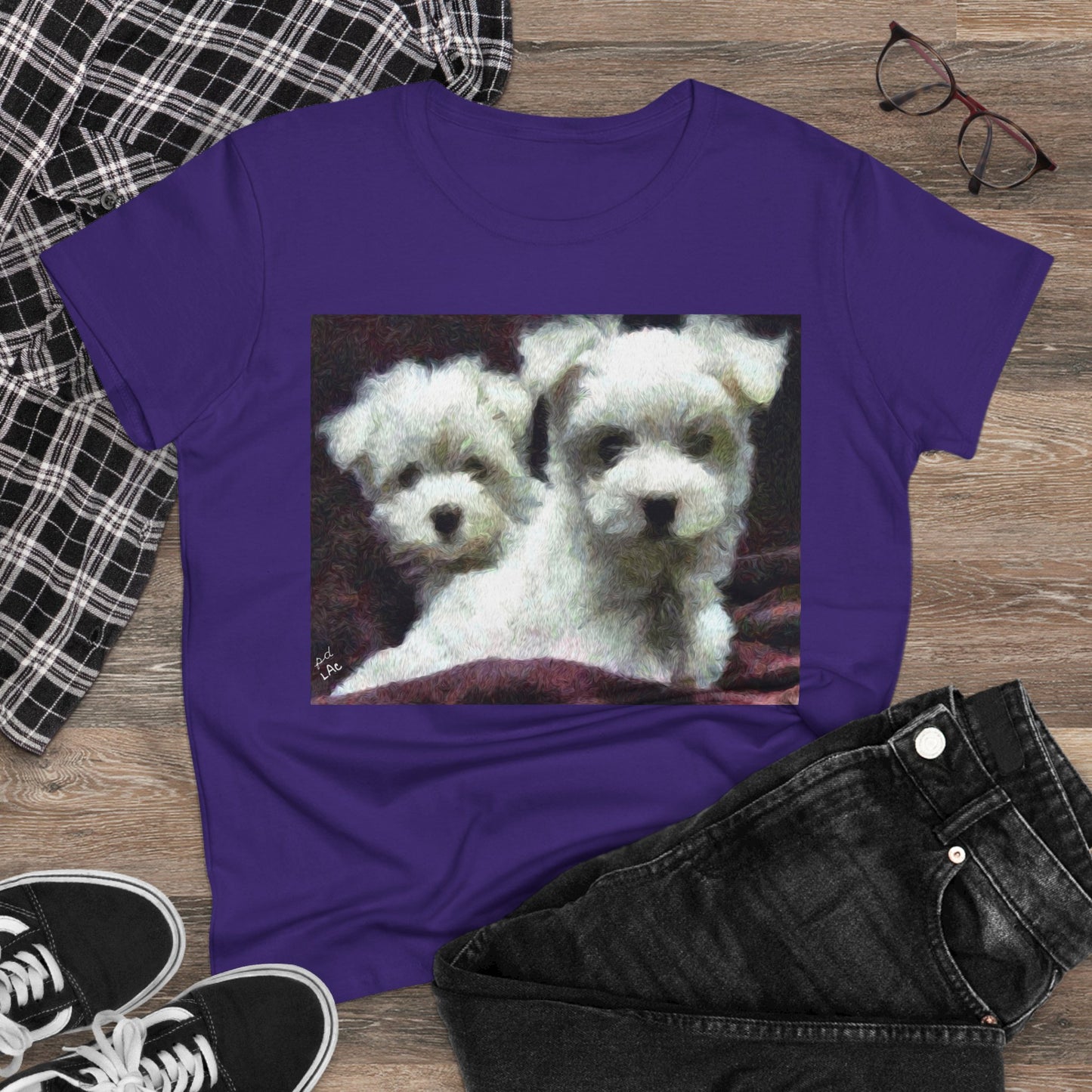 Maltese Women's Midweight Cotton Tee