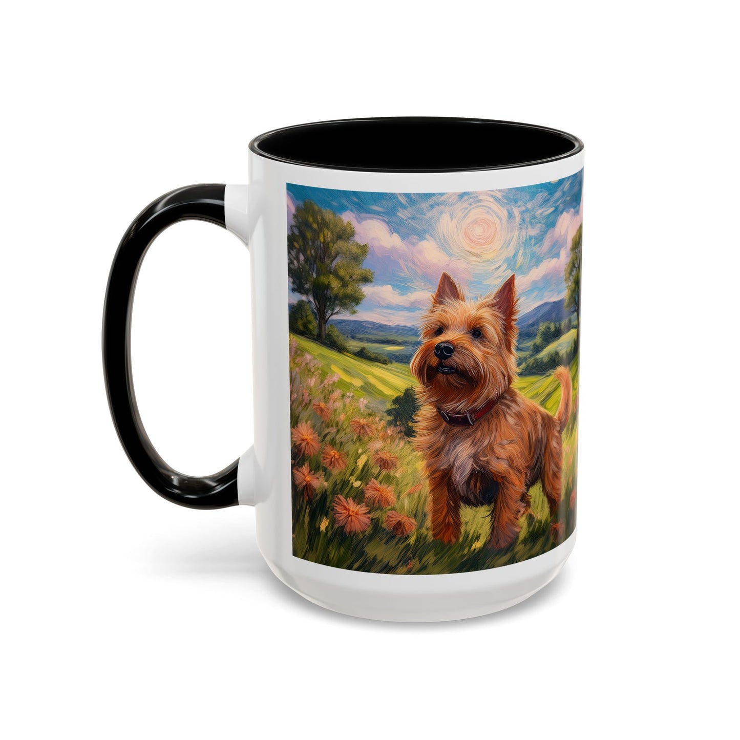 Norwich Terrier Accent Coffee Mug