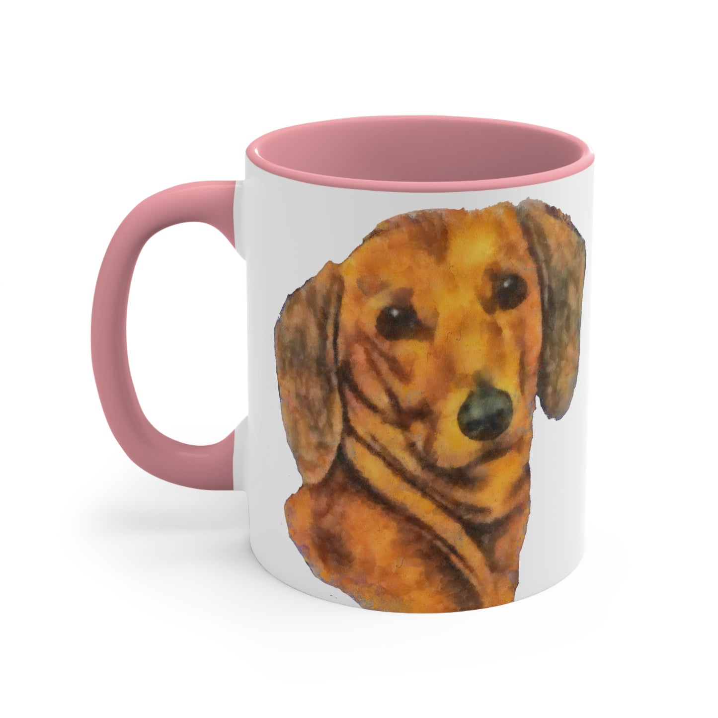 Dachshund 'Doxie 1' Accent Coffee Mug, 11oz