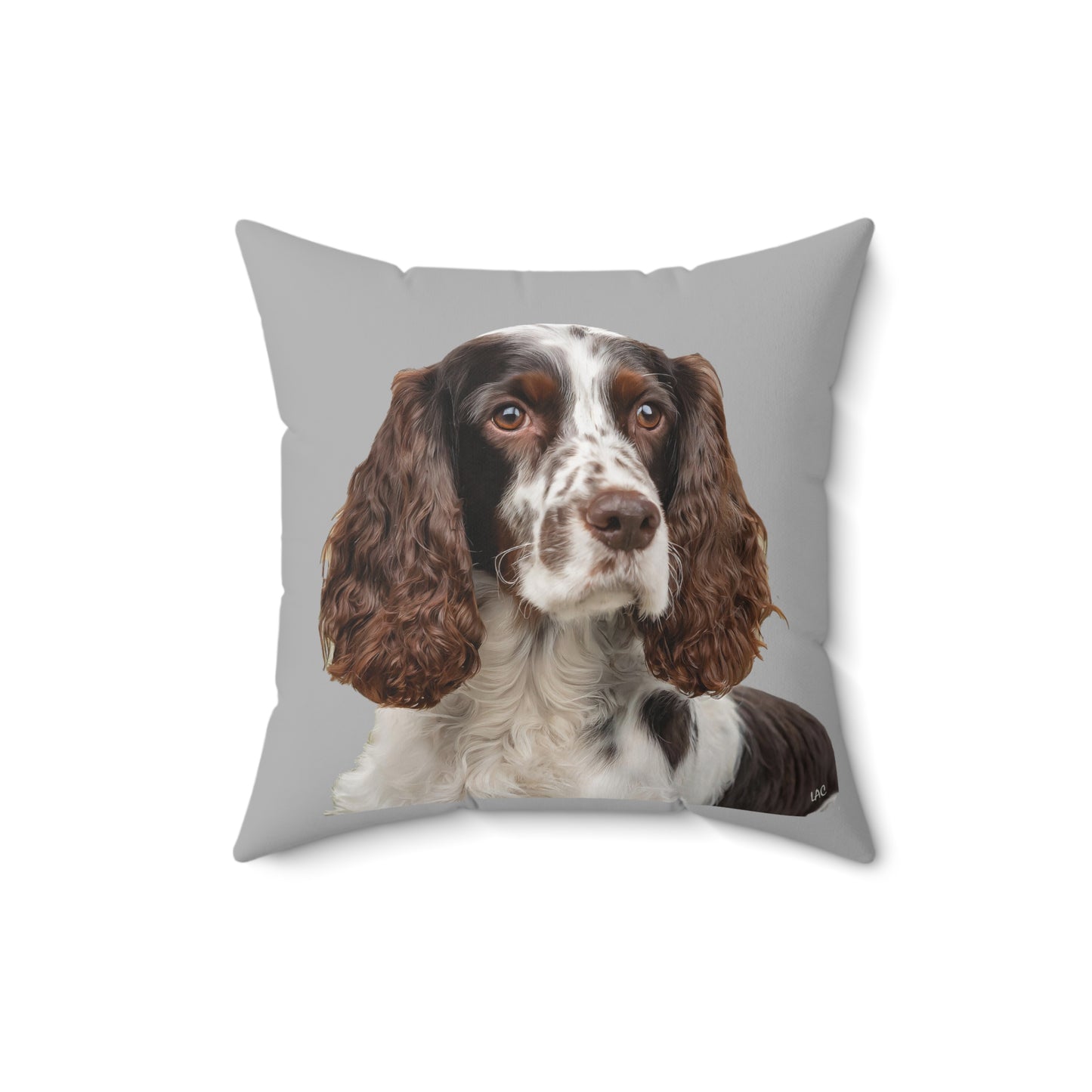 French Spaniel Spun Polyester Throw Pillow