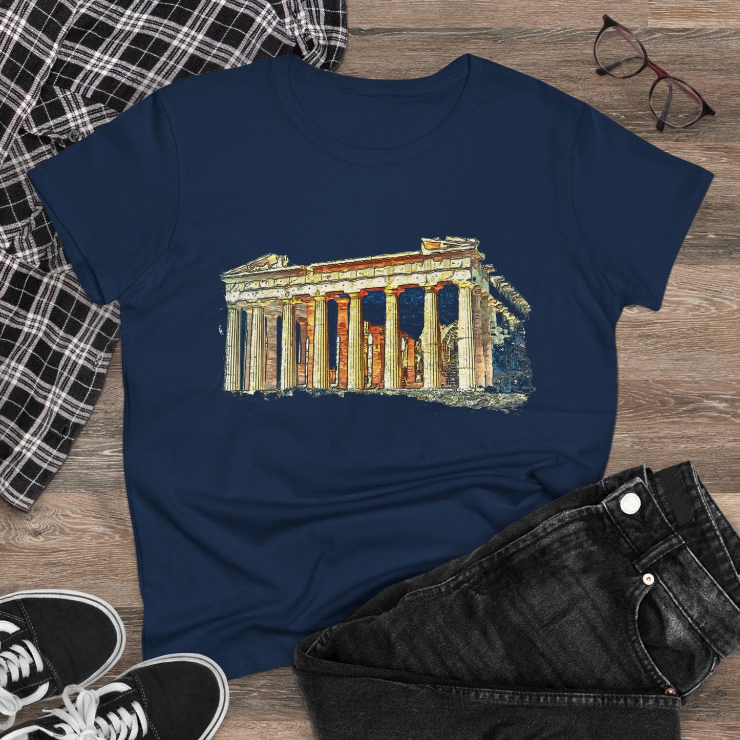 Parthenon Women's Midweight Cotton Tee