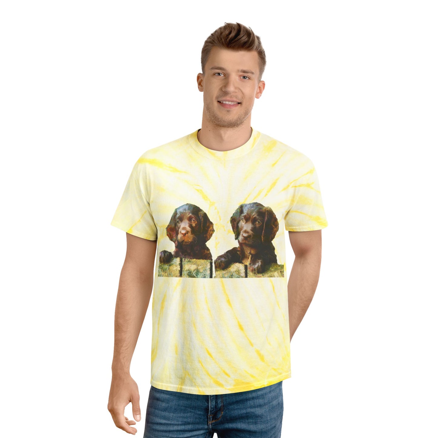 Boykin Spaniels - Classic Tie-Dye Tee, Cyclone