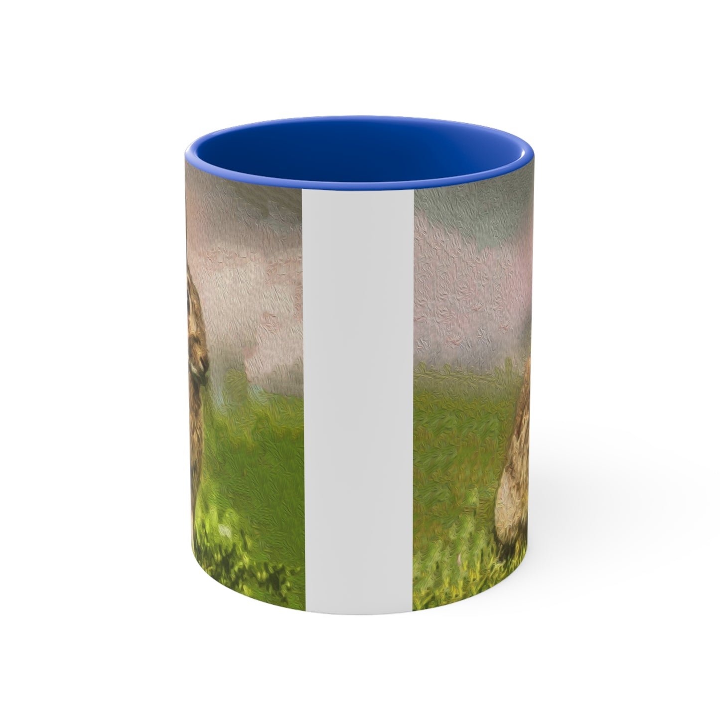 Rabbit 'Clover' Accent Coffee Mug, 11oz