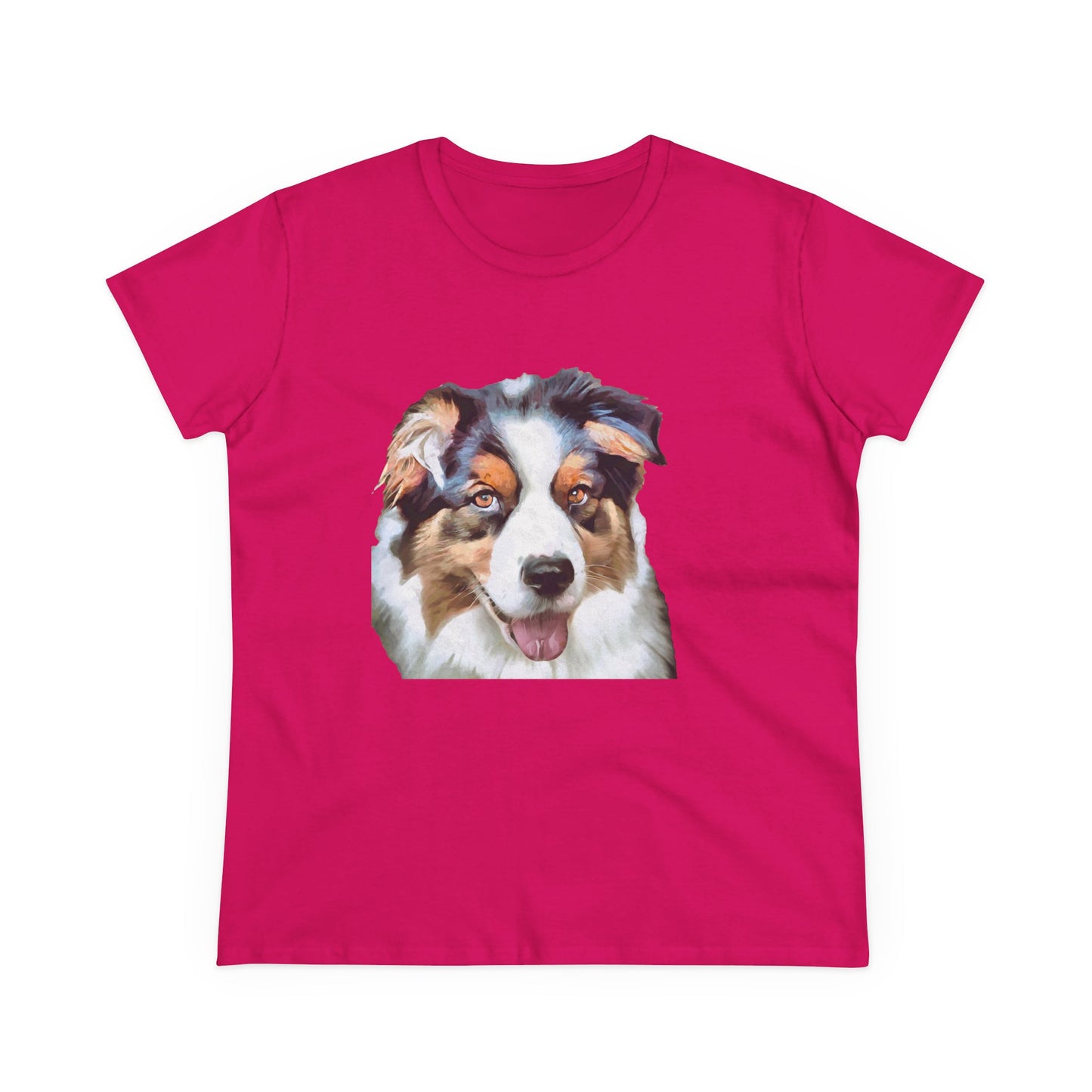 Australian Shepherd - Blue Merle Women's Midweight Cotton Tee