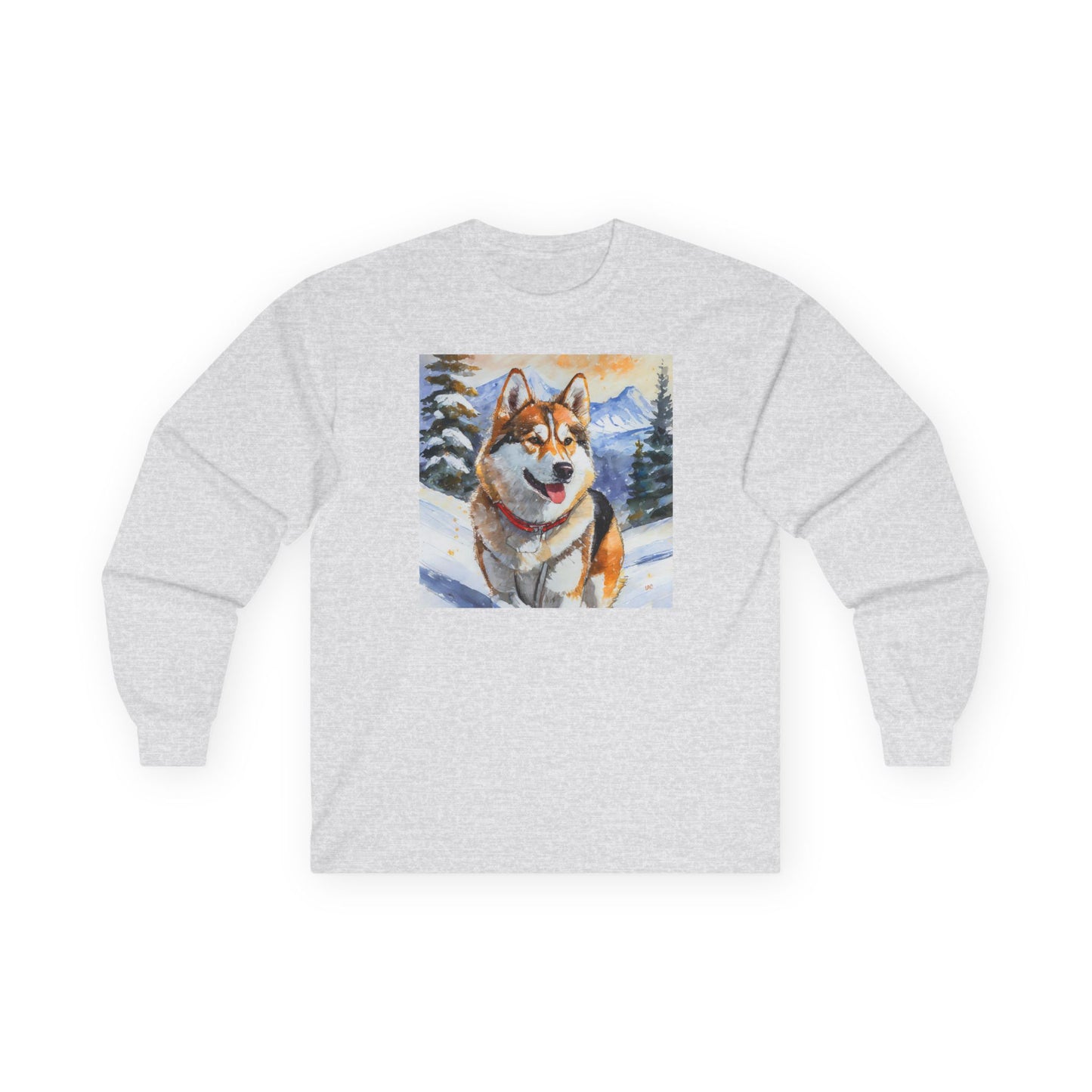 Chinook 'Sled Dog' Classic Cotton Long Sleeve Tee