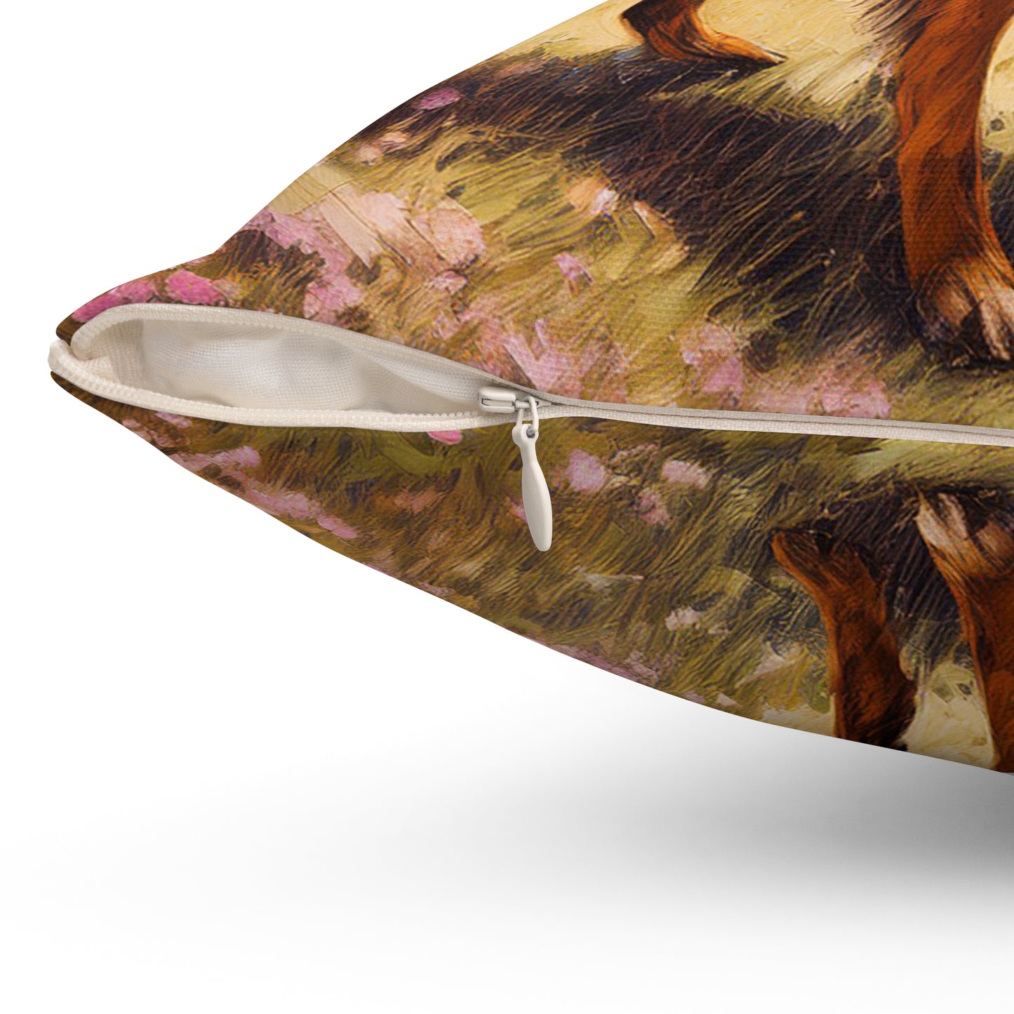 Belgian Tervuren Spun Polyester Throw Pillow
