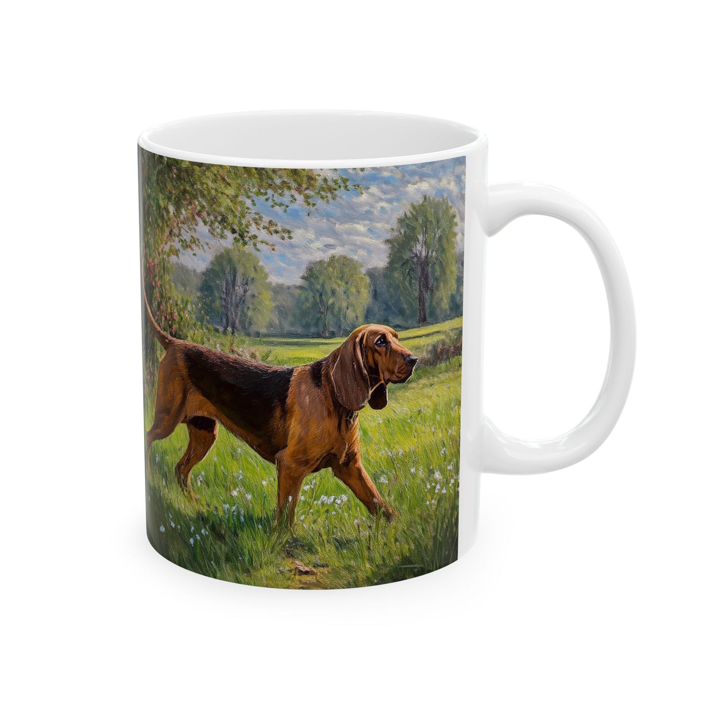 Bloodhound Ceramic Mug: Unleash Your Imagination