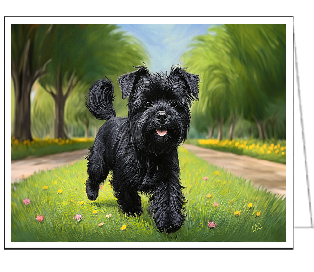 Affenspinscher Fine Art Notecards - Set of Six