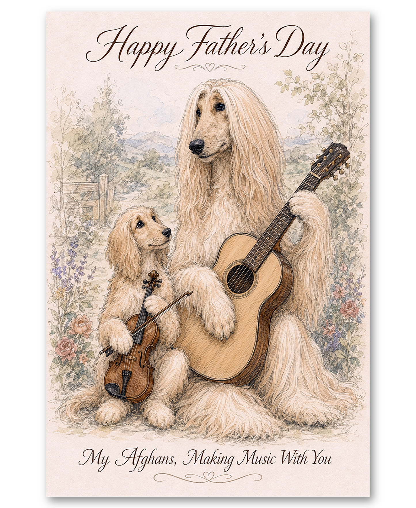 Afghan Hounds - Making Music on Father's Day