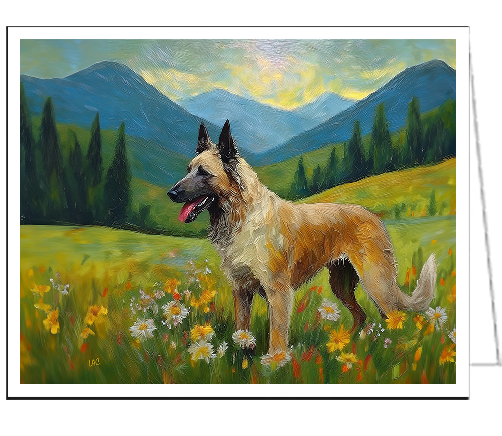 Belgian Laekenois Fine Art Notecards - Set of Six