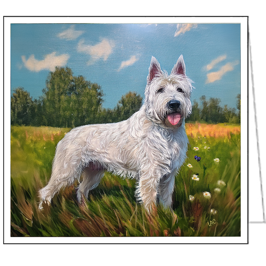 Bouvier des Ardennes Fine Art Notecards - Set of Six