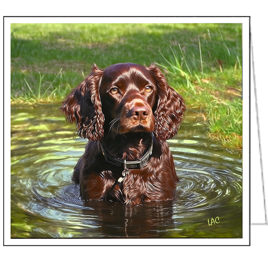 Boykin Spaniel Fine Art Notecards - Set of Six
