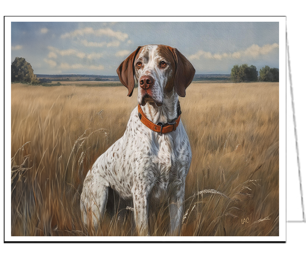 Braqu du Bourbonnais - Fine Art Notecards - Set of Six - 5 x 7 Inches