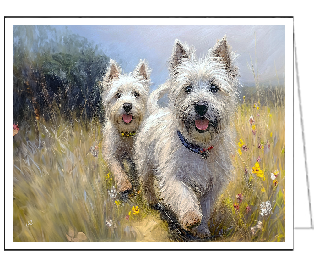 Cairn Terriers Fine Art Notecards - Set of Six