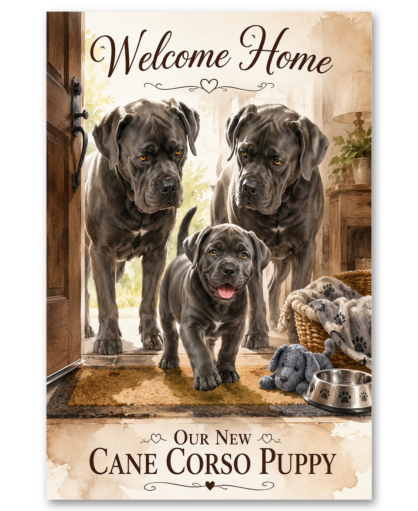 Cane Corso - Welcome Home New Puppy