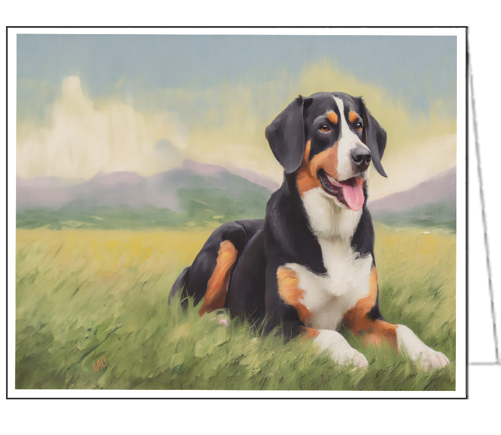 Entlebucher Mountain Dog Notecards - Set of 6