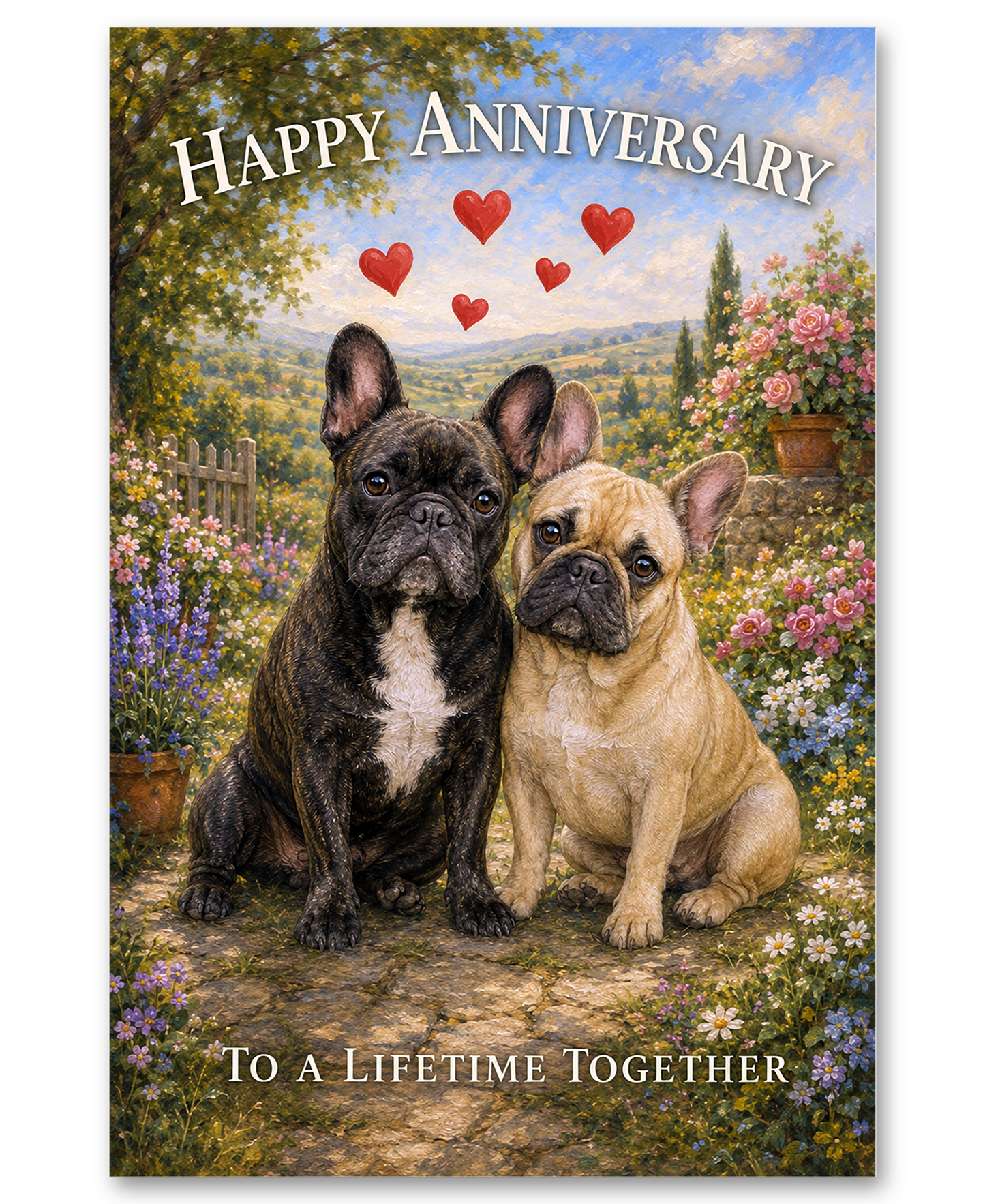 French Bulldogs - Anniversary - To A Lifetime Together