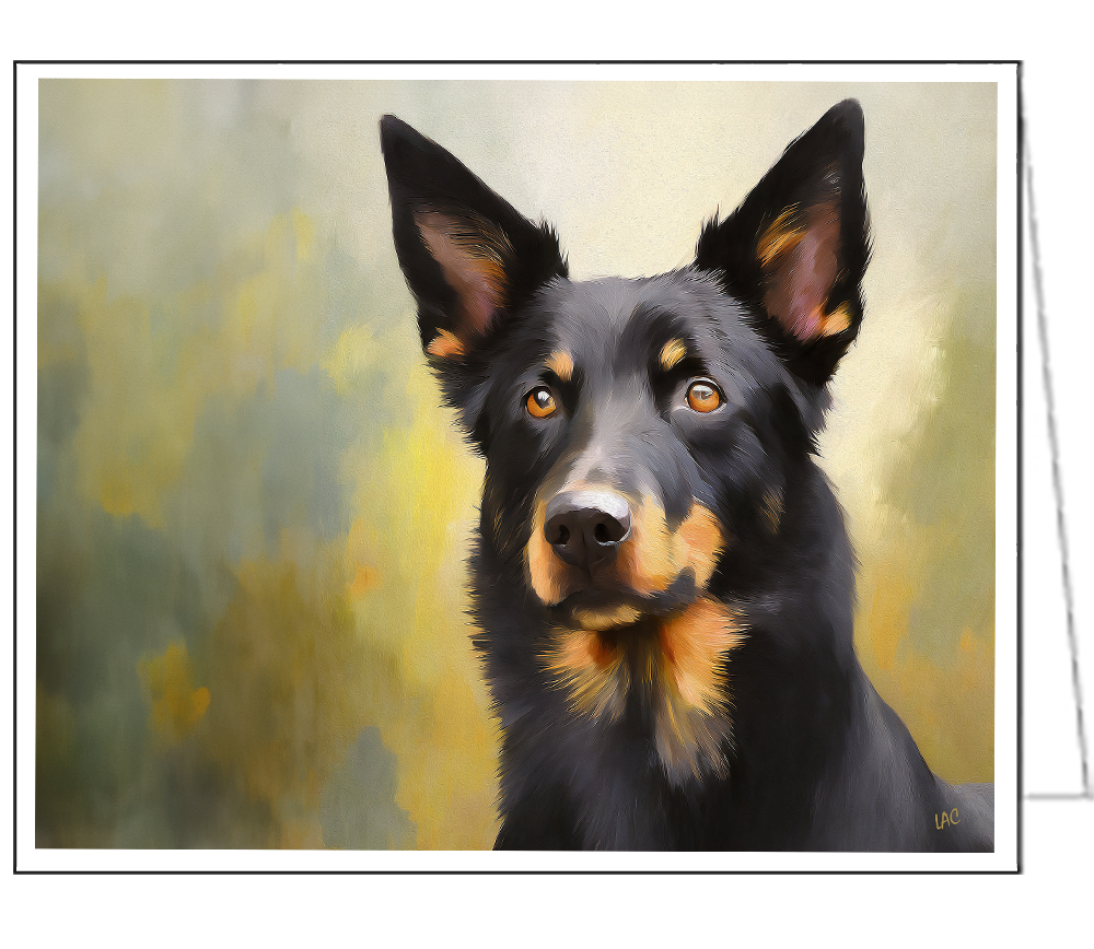 Australian Kelpie Fine Note Cards - Set of Six