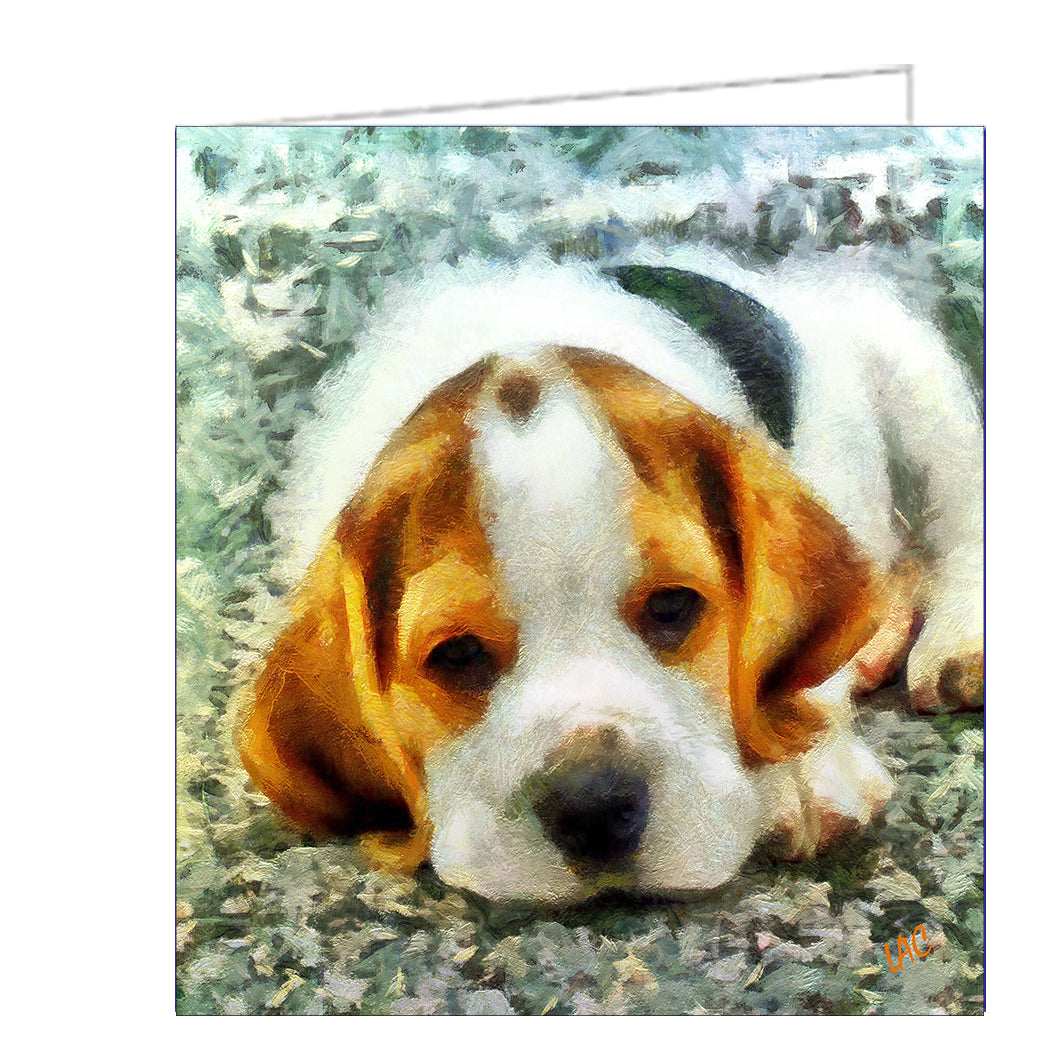 Majestic English Foxhound Fine Art Notecards - Set of Six