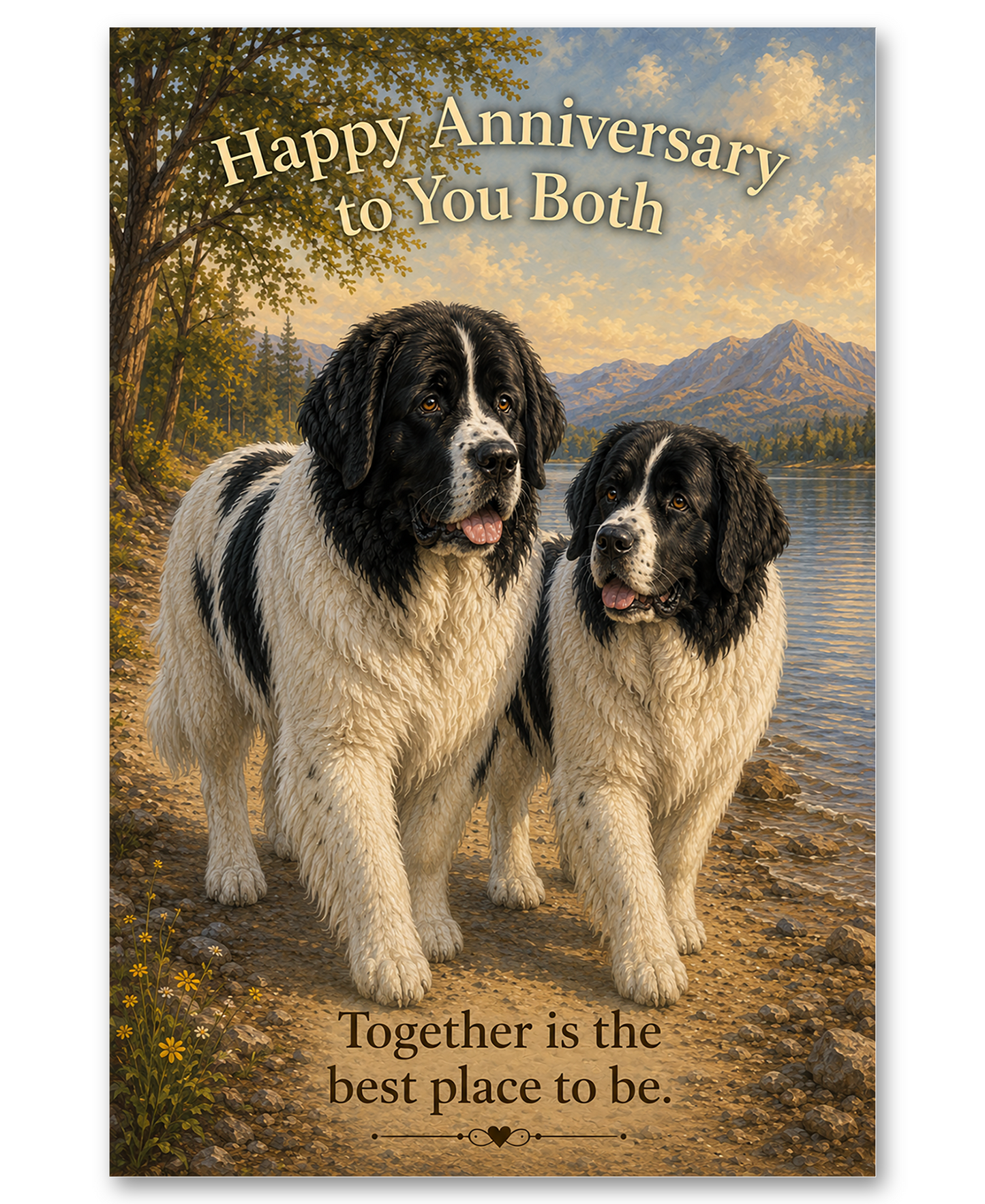 Landseer Newfoundlands - Lakeside Anniversary