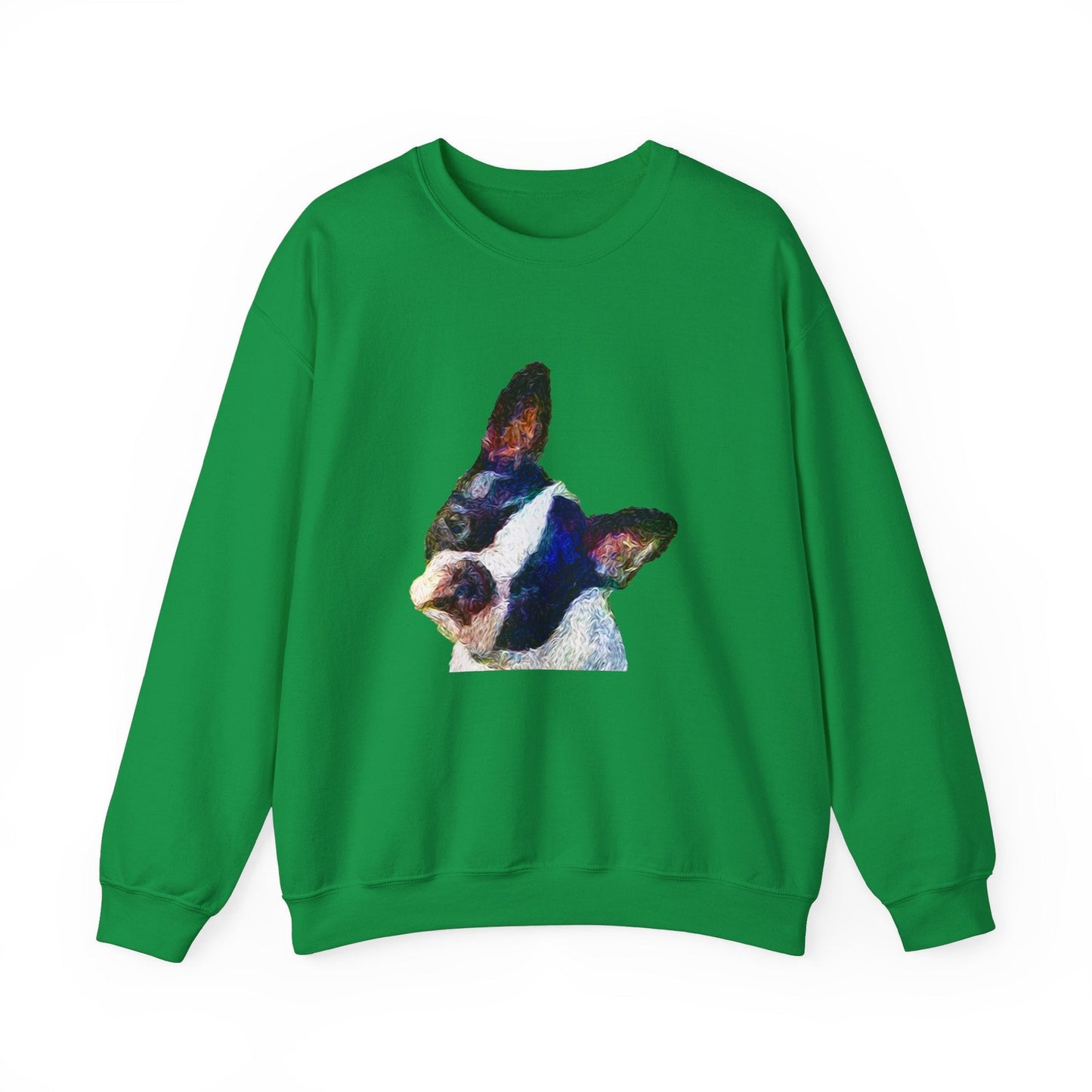 'Boston Terrier 'Skipper' Unisex 50/50 Crewneck Sweatshirt'