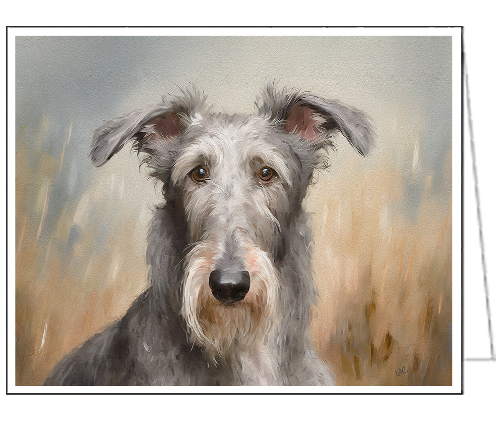 Scottish Deerhound Notecards - Set of Six