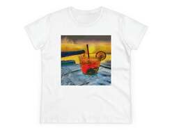 Sifnos Happy Hour - Women's Midweight Cotton Tee