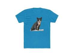 Cat from Hydra - Men's FItted Cotton Crew Tee