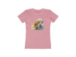Yellow Labrador Retriever - Women's Slim Fit Ringspun Cotton T-Shirt