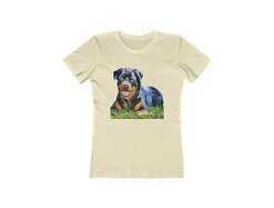 Rottweiler 'Lina' Women's Slim Fit Ringspun Cotton T-Shirt