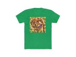 Nova Scotia Duck Tolling Retriever - Men's Fitted Cotton Crew Tee