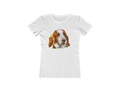Irish Red & White Setter - Women's Slim Fit Ringspun Cotton T-Shirt