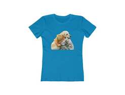 Yellow Labrador Retriever - Women's Slim Fit Ringspun Cotton T-Shirt