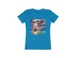 Greek Islands 'Aegean Enchantment' - Women's Slim Fit Ringspun Cotton