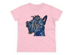 Scottish Terrier 'Scotty' Women's Midweight Cotton Tee