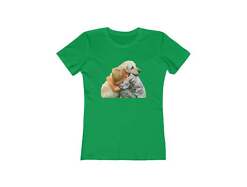 Yellow Labrador Retriever - Women's Slim Fit Ringspun Cotton T-Shirt