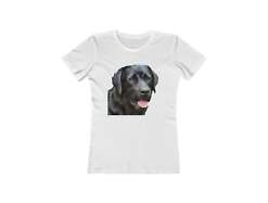 Labrador Retriever 'Rizzo' Women's Slim Fit Ringspun Cotton T-Shirt