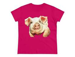 Pig 'Petunia' Women's Midweight Cotton Tee