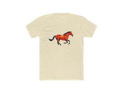 Horse 'Old Red' Men's FItted Cotton Crew Tee